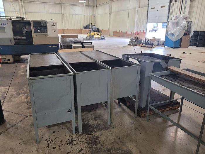 Used Barnes 300 Gallon Immersed Drum Coolant Filtration System & Chiller IM-4248