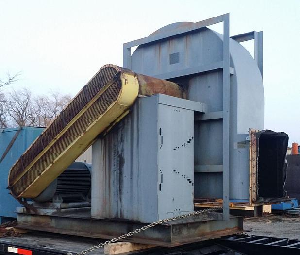Used 18600-35000 CFM Hartzell 200 Hp Electric Paddle Whl Fan #054-50-AHZ346″ WC/SP