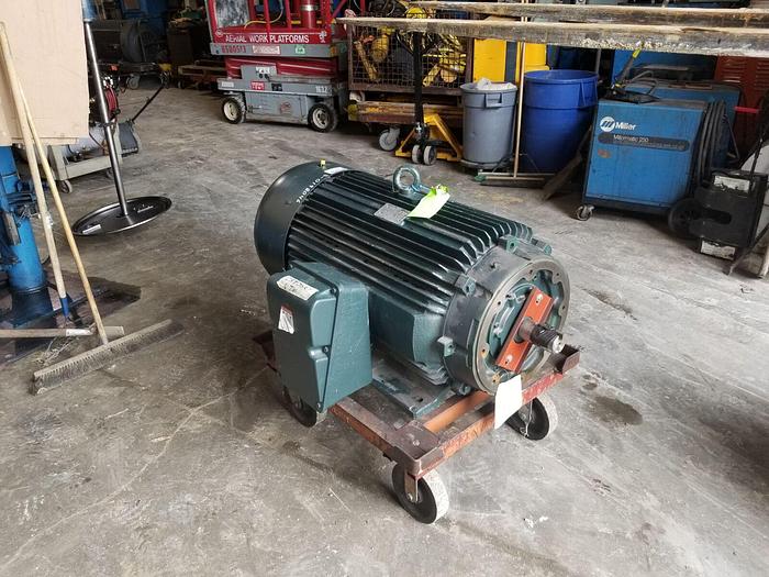 Used Toshiba EQP Global 200 HP Severe Duty Electric Motor B2004FLG3BSH01 460v