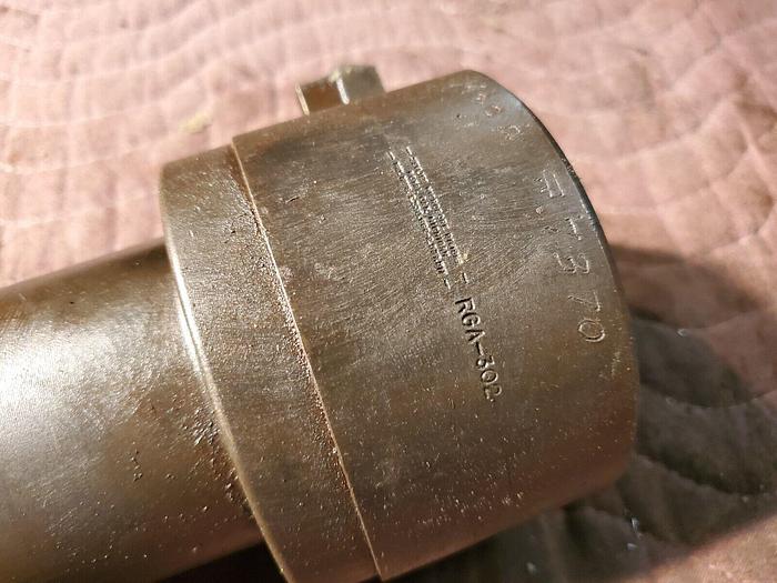 Used Devlieg Microbore RGA-302 Gear Adjust Boring Ring & 50 Taper Adapter