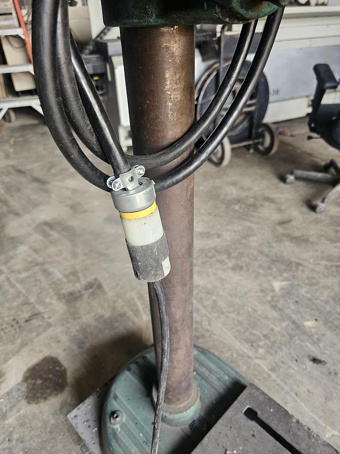 Used 15" Powermatic 1150 Pedestal Mounted Drill Press 110/120-208V, 1 ph 