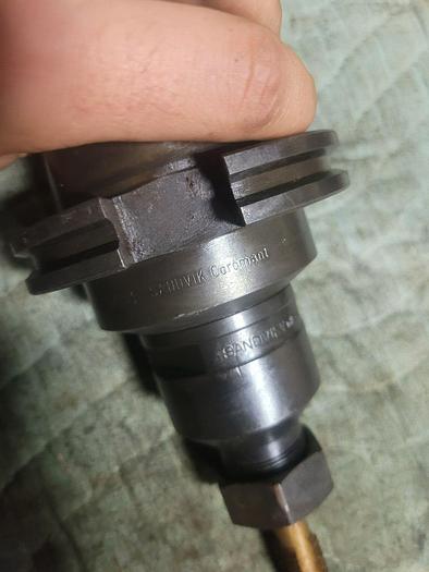 Used Sandvik A390.45-50 50 040M CAT50 Adapter & 391.18-12 50 070 7/16'' Collet Adapte