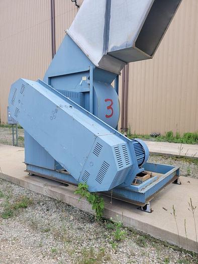 Used Hartzell 100 Hp Blower Fan 33750 CFM A03-1-443BC100STFEW3 Blower Fan RPM 1293