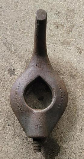 Used Vintage J.H. Williams 1 1/2'' Vulcan No.6 Bent Tail Lathe Dog