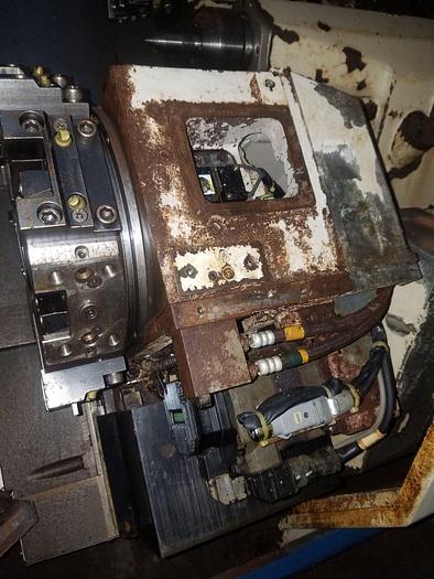 Used 2001 Okuma IMPACT LU15 Big Bore Twin Turret CNC Turning Center OSP U110L Control & Chuck