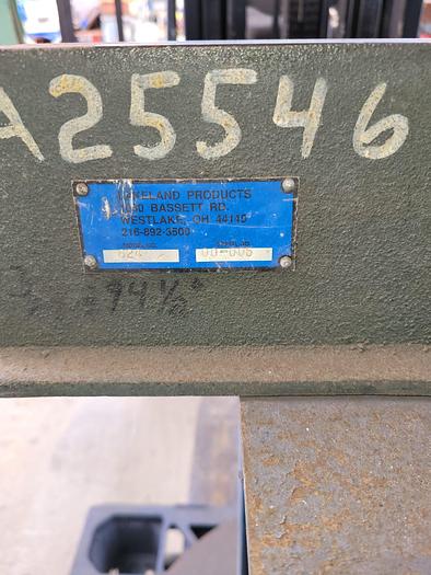 Used Lakeland Products 624 Manual Ratcheting Tube Bender on Stand 3/8”-1 1/2”