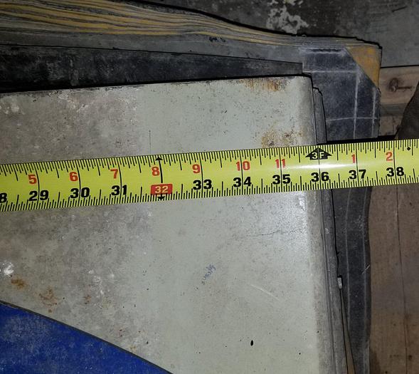 Used 2,000 lb Cap. Southworth Hydraulic Scissor Lift w/Accordian Pinch Point Curtain