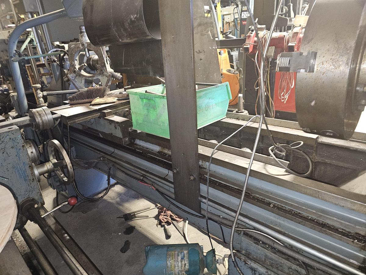 Used Cazenueve 28" Swing x 60" B.C. Geared Head Engine Lathe HB725 Inch/Metric Thread
