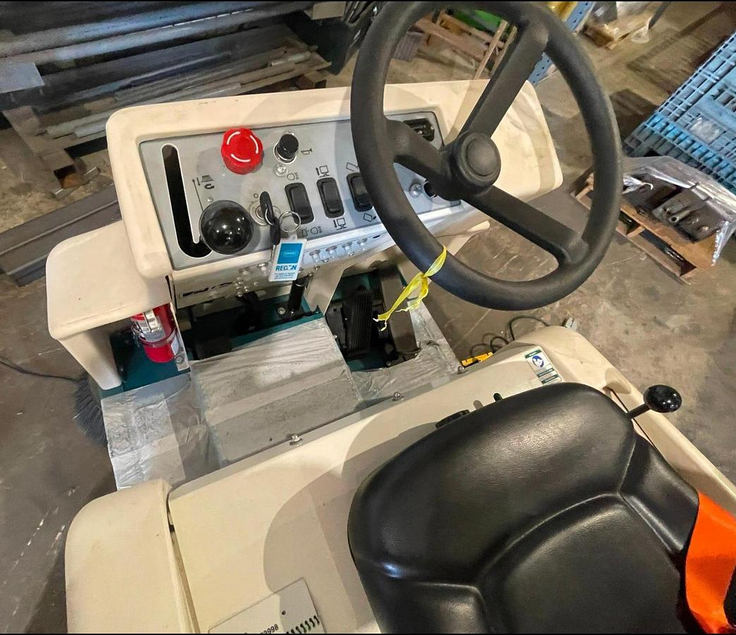 Refurbished Tennant M6200 Battery Operated 55" Cleaning Path Ride On Floor Sweeper