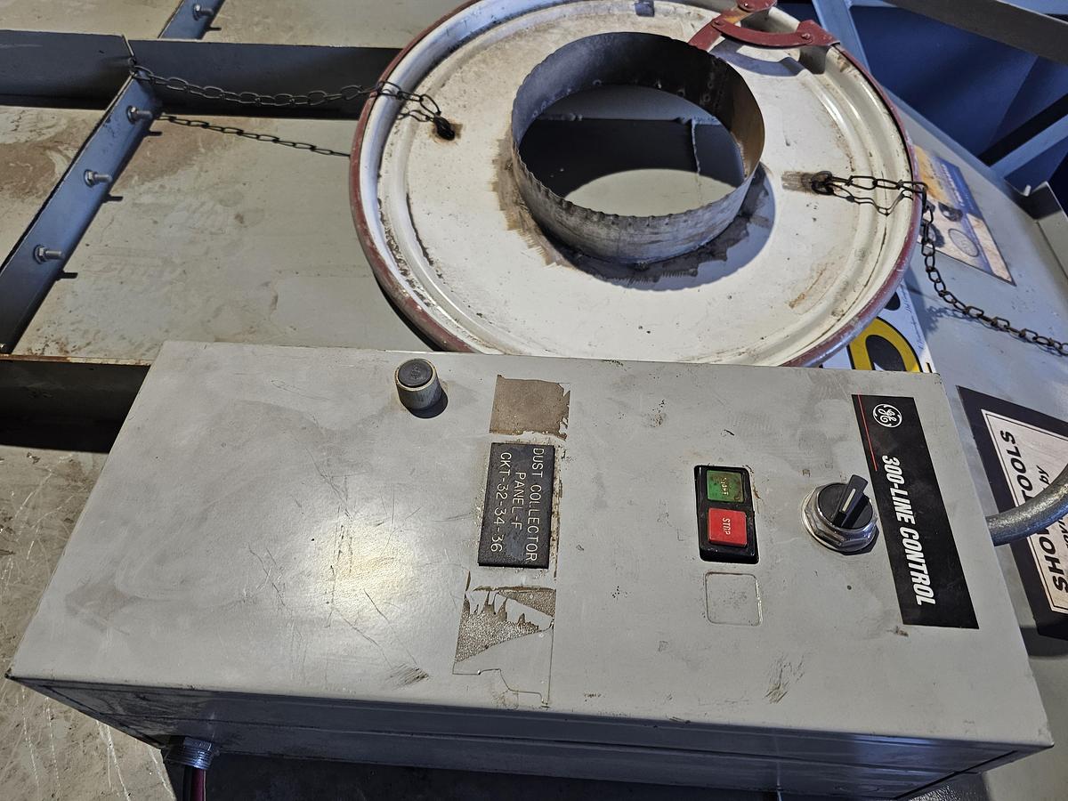 Used 6,000 CFM Scientific Dust Collectors Baghouse Dust Collector & 15 Hp Blower