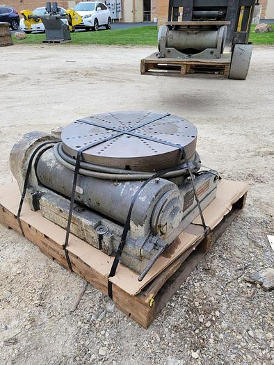 Used Pratt & Whitney 24” Motorized Tilting Rotary Table M-1896