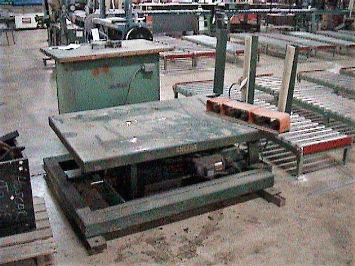 Used SmetCo 6,000# Hydraulic Tilting Panel Saw Feeder Table