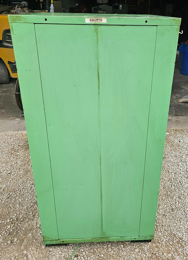 Used 12 Drawer Equipto Industrial Parts Storage Tooling Cabinet 30" x 28" x 57"
