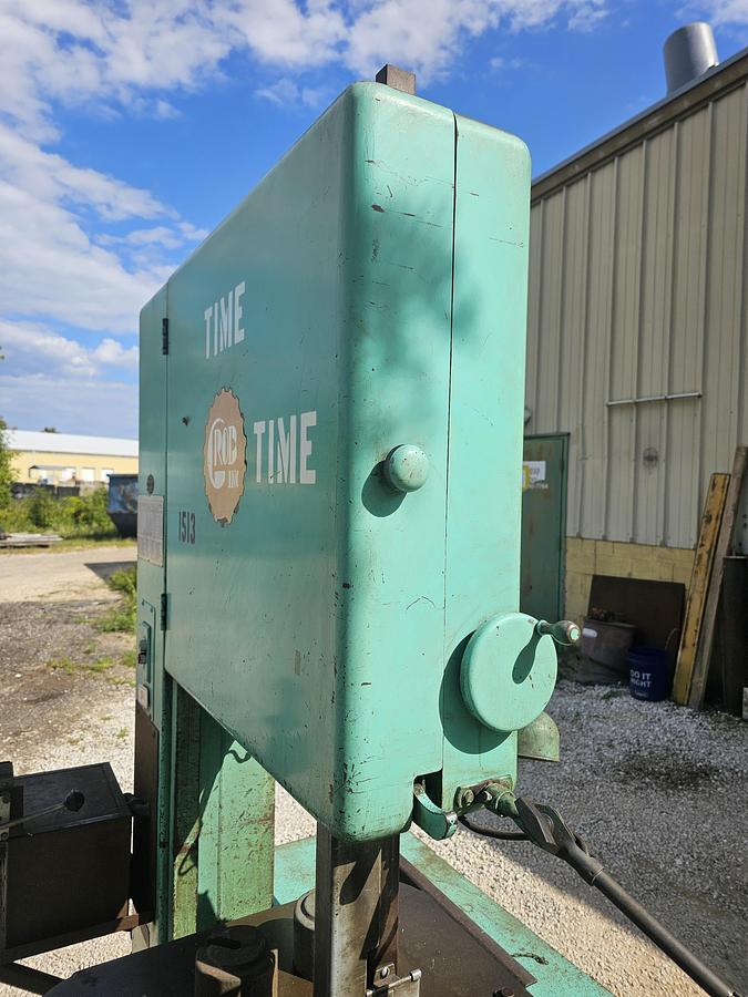 Used 24" Grob NS-24 Industrial Variable Speed Vertical Bandsaw & RW-A Blade Welder