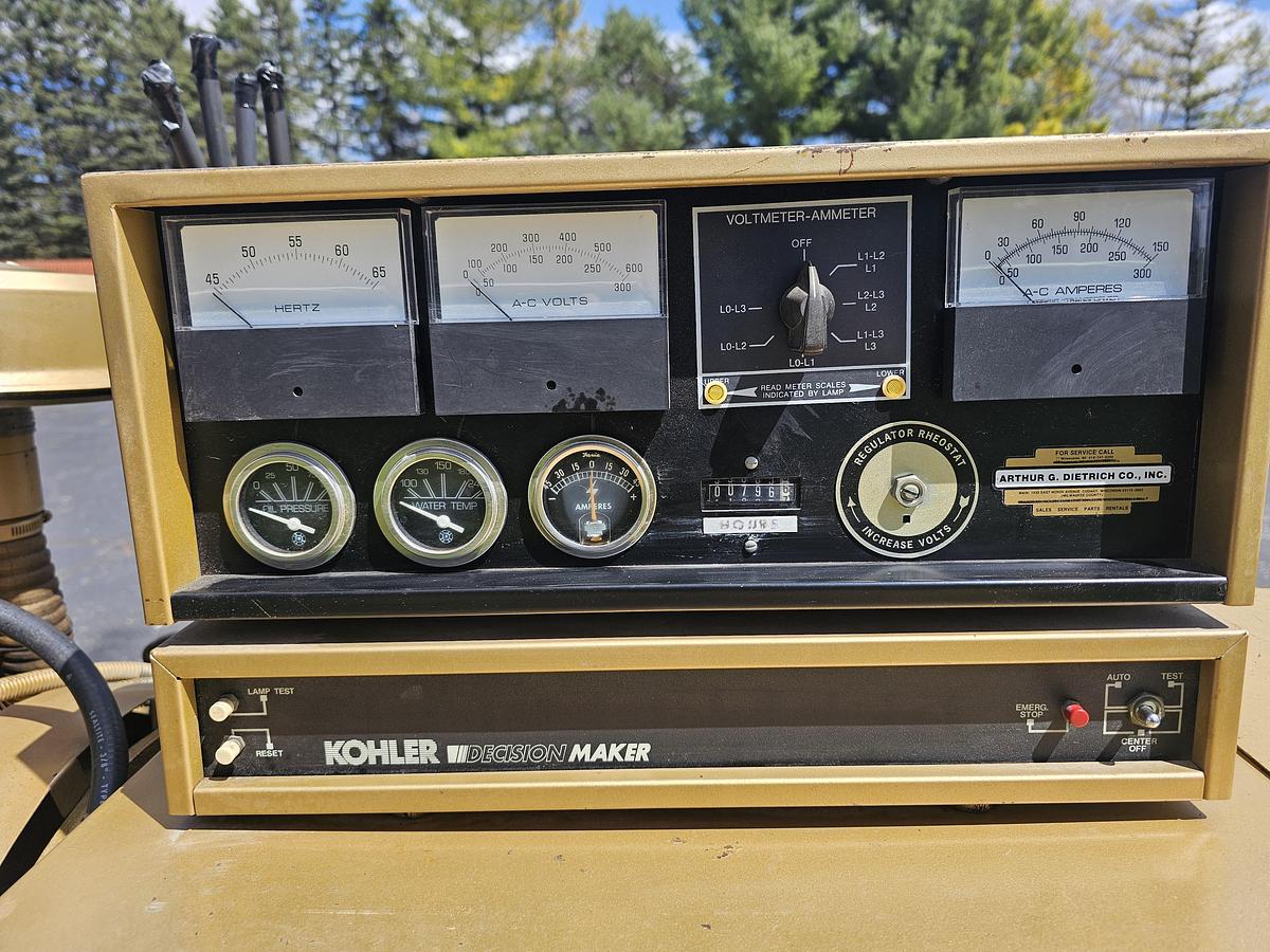 Used 50 kW Kohler 55RZ82 Fast Response LP Generator Set - 794 Hours