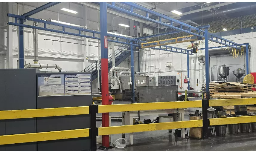 Used Gorbel 1 Ton Workstation Crane