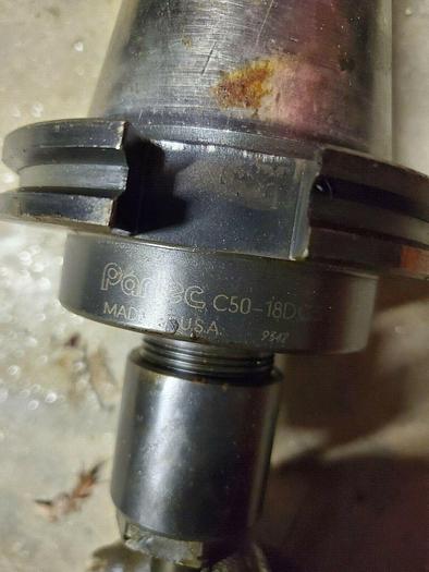 Parlec CAT 50 Collet Tool Holder CAT50 Part #: C50-18DC3