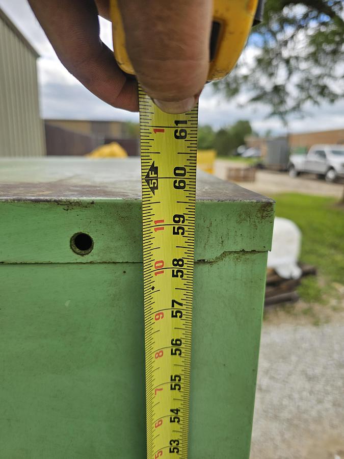 Used 12 Drawer Equipto Industrial Parts Storage Tooling Cabinet 30" x 28" x 57"