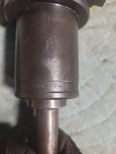 Used Sandvik Coromant CAT50 Morse Taper Adapter 50MM-VF-4MT #4 Morse Taper