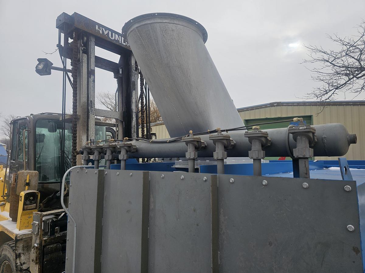 Used 7,500 CFM Scientific Dust Collectors SPJ-64-X4B6 Baghouse Dust Collector w/External Fan & Cyclone