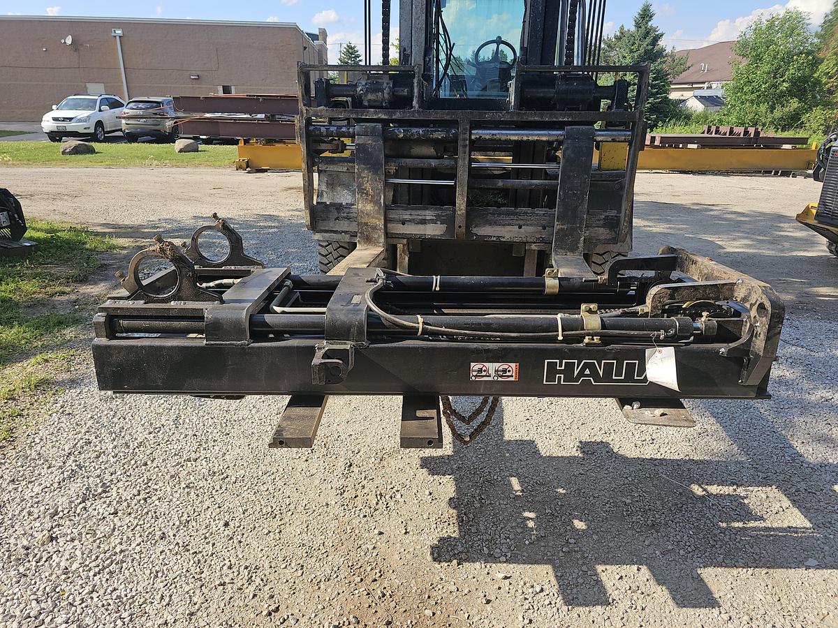 Used Halla 20" Carriage Class 3 Forklift Mast 3 Stage 185-188" Vertical Lift 