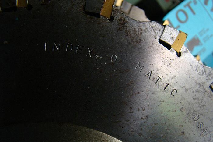 Used Index-O-Matic Model #: DSM-12.20-7538  Carbide Cutting Wheel