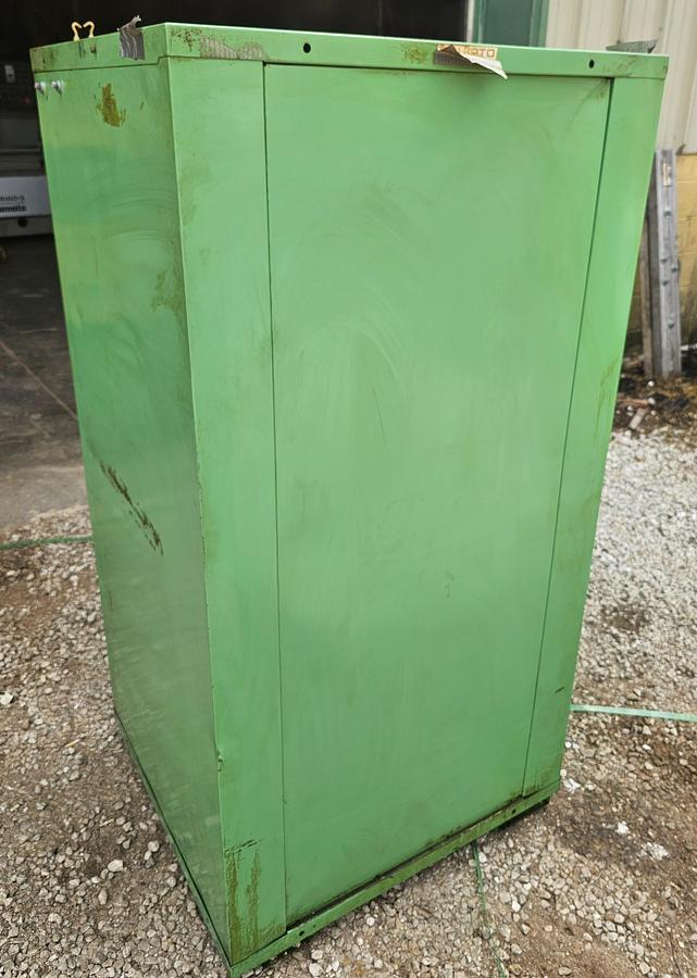 Used 9 Drawer Equipto Industrial Modular Ball Bearing Tooling Cabinet 30" x 28" x 59" 