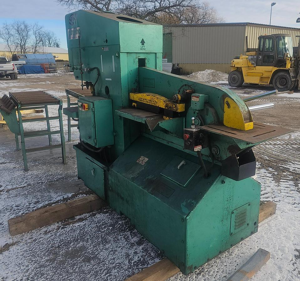 Used 110 Ton Capacity Piranha PII-110 Hydraulic Dual Operator Ironworker