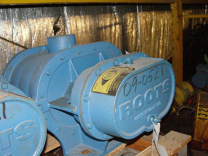 Used Roots Rotary Pump Positive Displacement Blower Type: XA, Size: #610, 417 CFM
