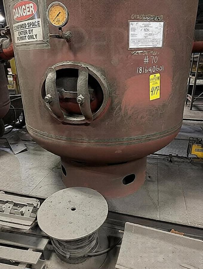 Used 2,200 Gallon Silvan Air Storage Tank | 2009 | 150 PSI | ASME Section VIII