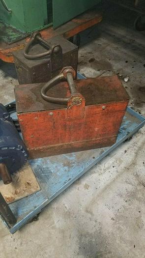 Used Power Grip 5,000# cap. lifting magnet Model#: L8-5G