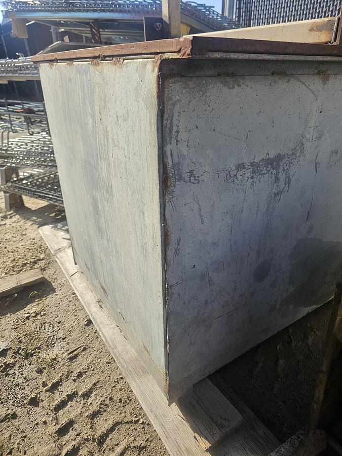 Used 8' Long x 3' Dp x 3' Tall x 1" Steel Top w/12x Drawer Base Welding Table