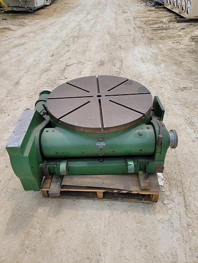 Used Pratt & Whitney 36” Motorized Tilting Rotary Table