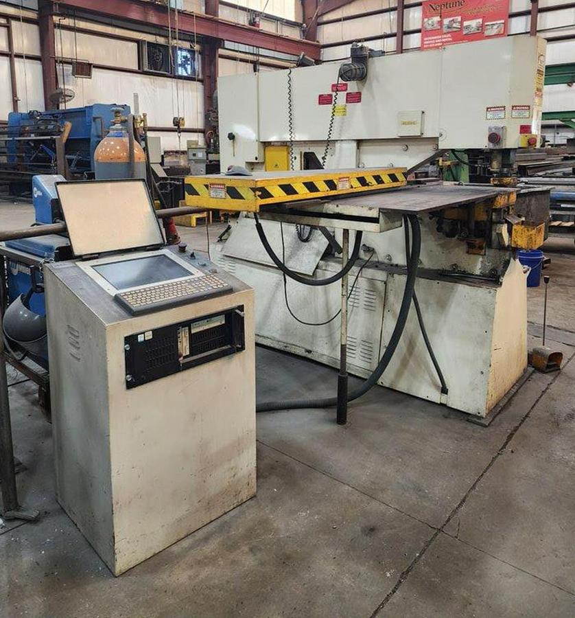 Used Geka Hydracrop 110/SD Dual Cylinder Hydraulic Ironworker 120 Ton Capacity