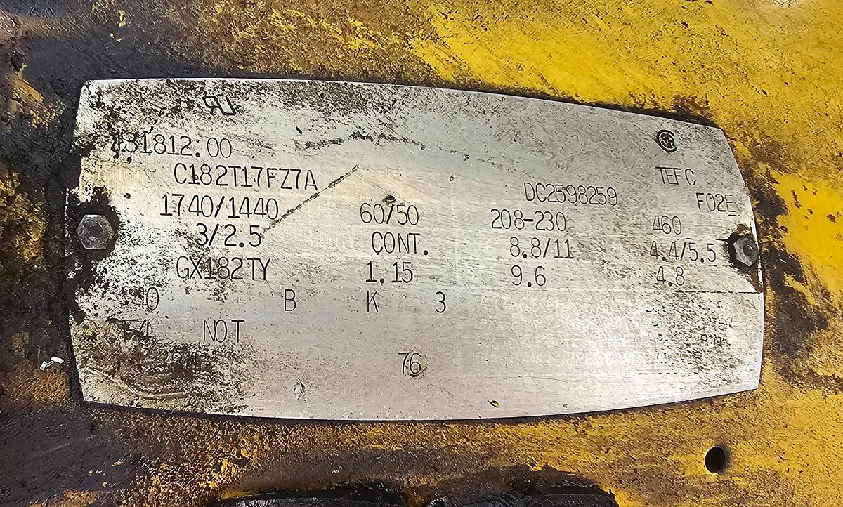 Used 2.5/3 Hp Enerpac GPER5440JFH Electric Hydraulic Pump 10,000 PSI