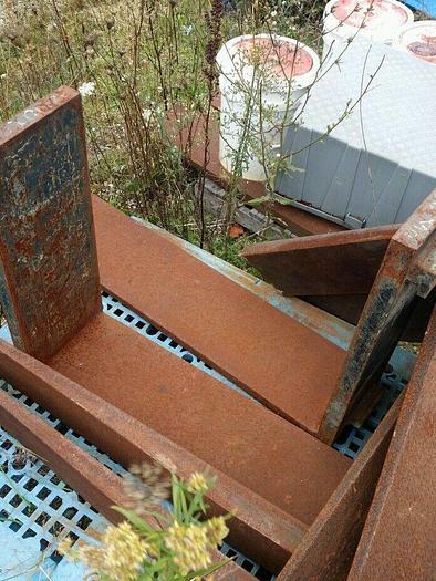 Used 45" Long x 10" Wide @ 8-10,000 lb Forklift fork set