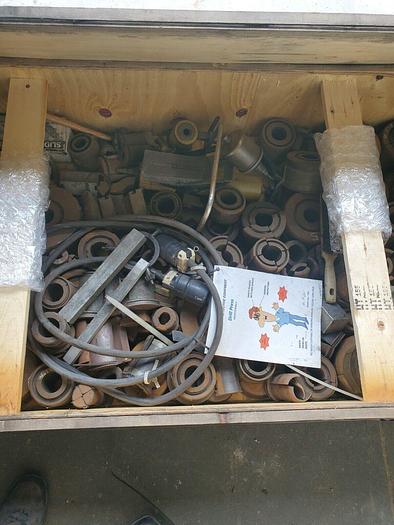 Used Hydraulic Pipe Expanding Machine w/Enerpac Pump & Cylinder Up To 7" Dies Included