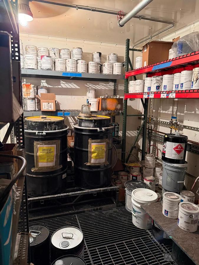 Used GFS CDG-1610PSB-30-S-CU-S Crossdraft Spray Booth 16' x 10' x 30' w/Mix Room & Air Makeup Unit