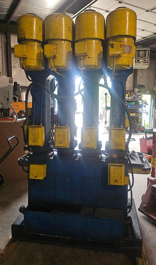 Used 24" Swing Edlund 2F12 Multi Spindle Gang Drilling Machine 