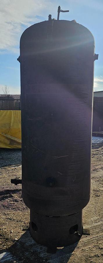 Used 2003 Silvan Industries 400 Gallon Compressed Vertical Air Receiver Tank 150 Psi @ 450*F