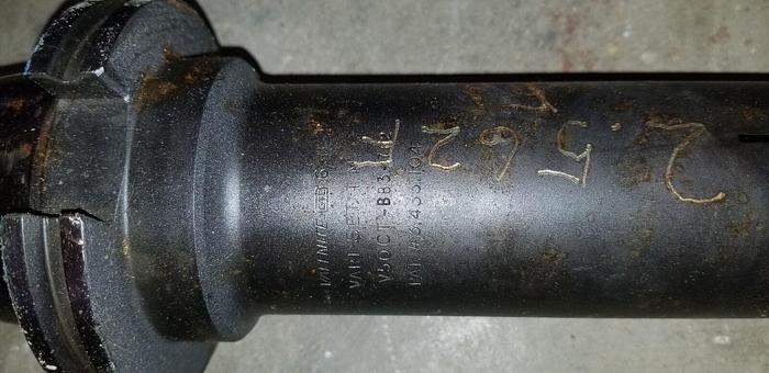 Used Valenite CAT 50 Boring Set Bar Tool Holder Part #: V50CT-BB3-782 Vari-set