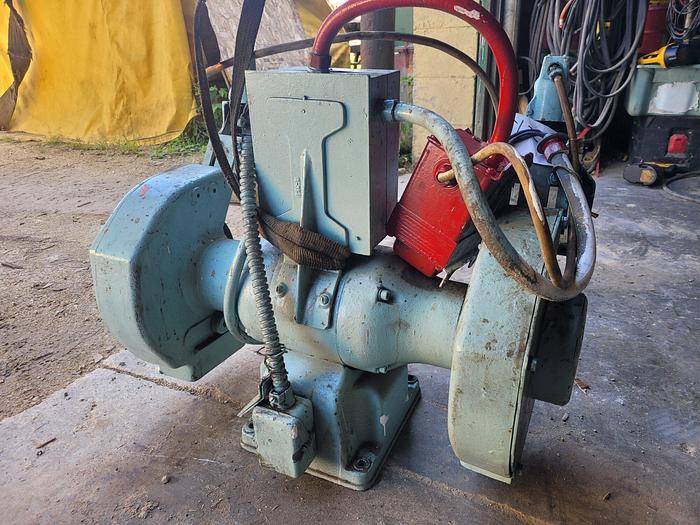 Used Baldor 1215W 12″ Double End Grinder Buffer 2hp 1800 RPM Bench Mounted