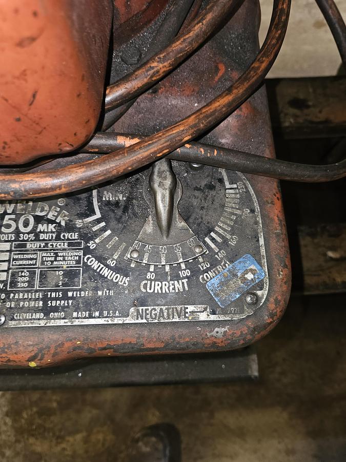 Used Lincoln Lincwelder DC250MK Standard & Aircraft Arc Welder w/Lime Bath & Accessories