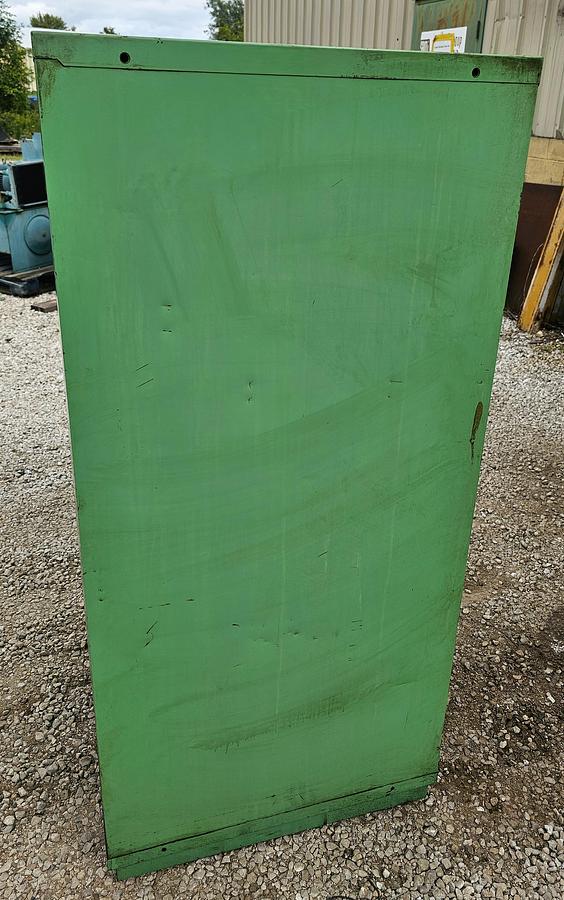 Used 12 Drawer Equipto Industrial Parts Storage Tooling Cabinet 30" x 28" x 57"