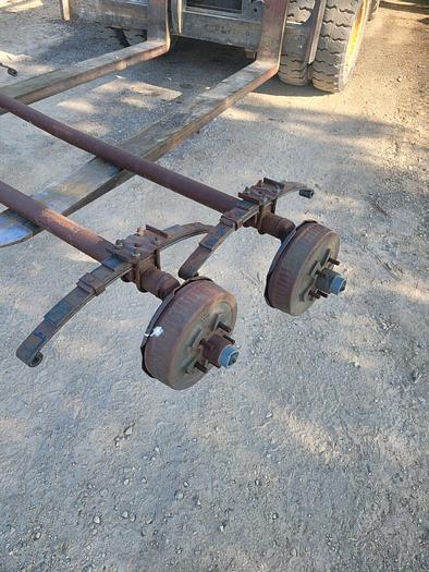 Pair of Dexter 8' Spring Trailer Drop Axle 3500 lb Capacity