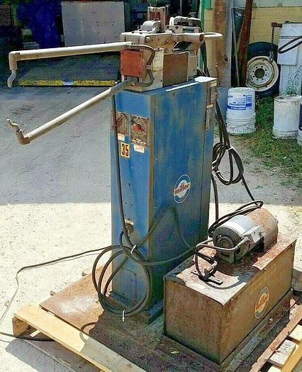 Used 10KVA Miller PortableSpot Welder on Stand w/cooler Model #: MPS-10-AFT 460V