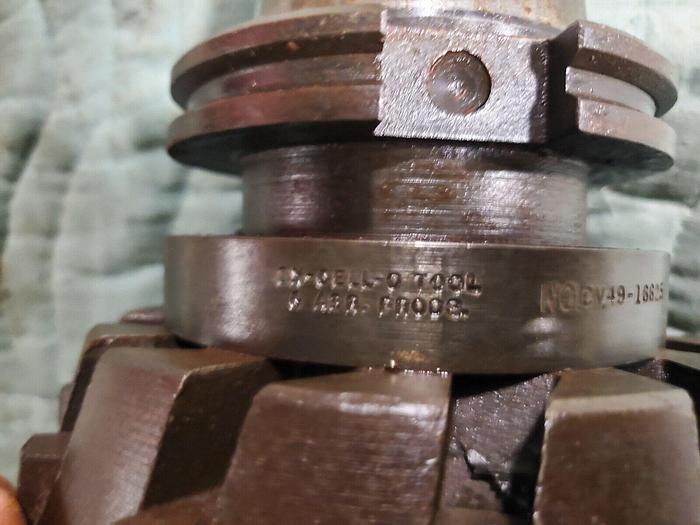 Used EX-CELL-O Tool Co. CAT50 Taper Face Mill Holder CV49-16625 w/VR Wesson P206R Mil