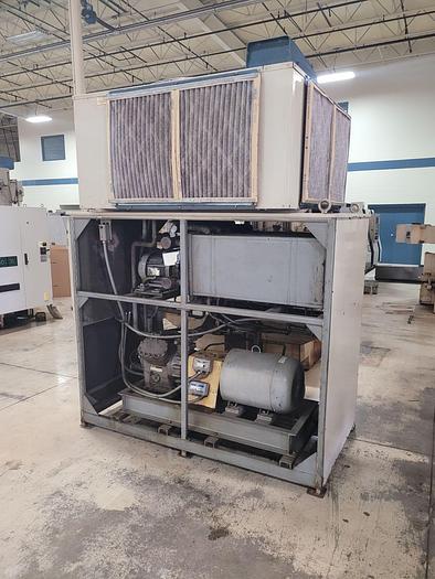 Used Barnes 300 Gallon Immersed Drum Coolant Filtration System & Chiller IM-4248