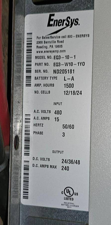 Refurbished 2015 Caterpillar 4000# 2ET4000 48V 3-Wheel Forklift 189" Lift 5331 Hours - Refurbished Battery