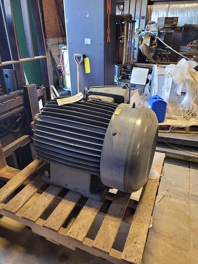 Used Elektrim Continuous Duty 100 Hp Electric Motor 230/460 1775 RPM 405TS Frame